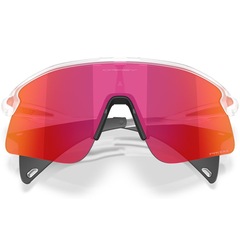 Óculos de Sol Unissex Oakley Stunt Devil S Matte Clear Prizm Field - Foto 7