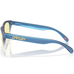 Óculos de Sol Unissex Oakley Frogskins Matte Cyan/Blue/Clear Shift - Foto 2