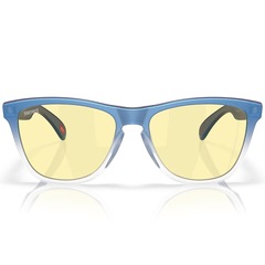 Óculos de Sol Unissex Oakley Frogskins Matte Cyan/Blue/Clear Shift - Foto 3