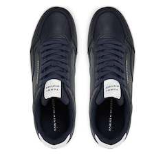 Tênis MasculinoTommy Hilfiger TH Basket Core Stripes Desert Sky - Foto 4