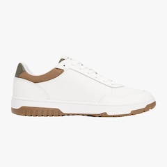 Tênis Masculino Tommy Hilfiger TH Basket Core LTH Ecru Arm Green - Foto 1