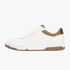 Tênis Masculino Tommy Hilfiger TH Basket Core LTH Ecru Arm Green - Foto 5