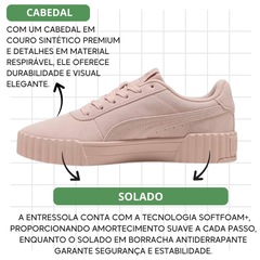 Tênis Puma Carina 3.0 BDP Feminino - Foto 3