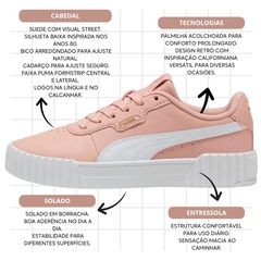 Tênis Puma Carina 3.0 BDP Feminino - Foto 5