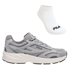 Kit Tênis Masculino Fila Runner 2K Se + 1 Par de Meia - Foto 1