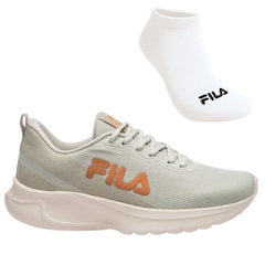 Kit Tênis Feminino Fila Vector + 1 Par de Meia - Foto 1