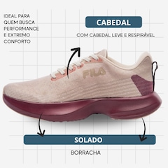 Kit Tênis Feminino Fila Endurance + 1 Par de Meia - Foto 3