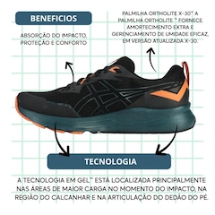 Kit Tênis Masculino Asics Gel-Kambarah + 1 Par de Meia - Foto 3