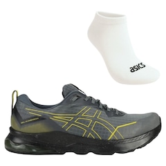 Kit Tênis Masculino Asics Gel-Kambarah + 1 Par de Meia - Foto 1