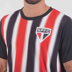 Camisa São Paulo Dry Tricolor Preta 10 Luciano Masculino - Foto 5