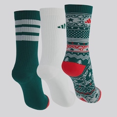 Kit Meia adidas GFX Cano Alto 3 Pares - Foto 2