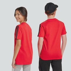 Camiseta adidas 3 Stripes Infantil - Foto 2