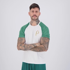 Camisa Palmeiras Palestra Raglan Masculina - Foto 3