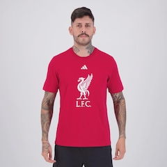Camiseta adidas Liverpool DNA Masculina - Foto 1