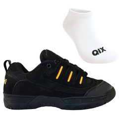 Kit Tênis Qix Revolution Sabotage + Meia - Masculino - Foto 1