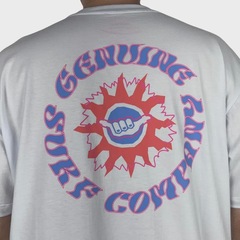 Camiseta Hang Loose Silk MC Genuine Branco Plus Size Masculina - Foto 4