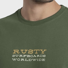 Camiseta Rusty Silk MC Bond Masculino - Foto 2