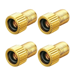 4x Adaptador de Válvula presta X-Time Bicicleta Bico Fino para Grosso - Foto 1
