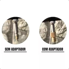 4x Adaptador de Válvula presta X-Time Bicicleta Bico Fino para Grosso - Foto 2