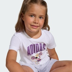 Camiseta adidas Disney Minnie Mouse Infantil - Foto 5