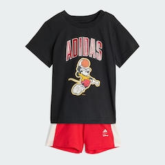 Conjunto Camiseta adidas Disney Mickey Mouse Infantil - Foto 3