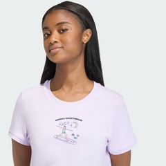 Camiseta adidas Doodle 2 Feminina - Foto 6