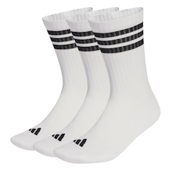 Meia adidas Três Listras Sportswear com Amortecimento Unissex - 3 Pares - Foto 1