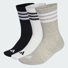 Meia adidas Três Listras Sportswear com Amortecimento Unissex - 3 Pares - Foto 2