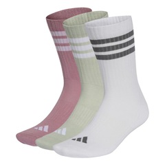 Meia adidas Três Listras Sportswear com Amortecimento Unissex - 3 Pares - Foto 1