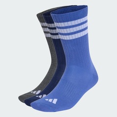 Meia adidas Três Listras Sportswear com Amortecimento Unissex - 3 Pares - Foto 3