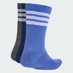 Meia adidas Três Listras Sportswear com Amortecimento Unissex - 3 Pares - Foto 4