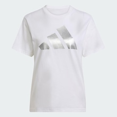 Camiseta adidas Metálica Férias Feminina - Foto 2