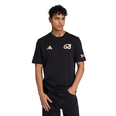 Camiseta adidas Mercedes - AMG Petronas Formula One Team George Russell Las Vegas Masculina - Foto 1