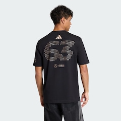 Camiseta adidas Mercedes - AMG Petronas Formula One Team George Russell Las Vegas Masculina - Foto 3
