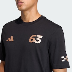 Camiseta adidas Mercedes - AMG Petronas Formula One Team George Russell Las Vegas Masculina - Foto 5
