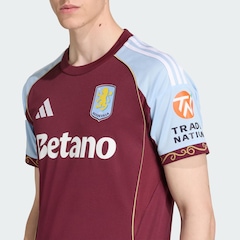 Camisa Aston Villa FC I 25/26 adidas Masculina - Foto 6
