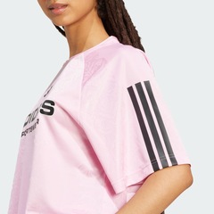 Camiseta adidas Jacquard Tiro x Common Goal Feminina - Foto 6