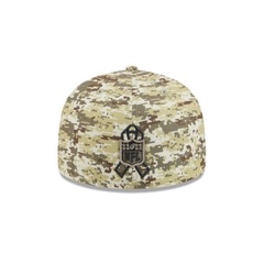 Boné New Era 59FIFTY Las Vegas Raiders NFL Salute Service 2025 Masculino - Foto 4