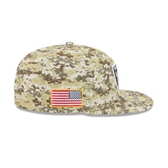 Boné New Era 59FIFTY Las Vegas Raiders NFL Salute Service 2025 Masculino - Foto 6