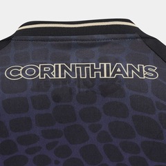 Camiseta Corinthians Coimbra Raglan Gola V Feminina - Foto 5