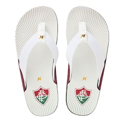 Chinelo Kenner Nk6 Ampass Fluminense Masculino Branco - Foto 1