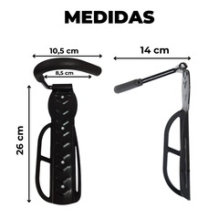 2x Suporte parede bicicleta vertical Absolute gancho fixo - Foto 5
