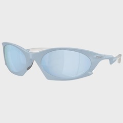 Óculos de Sol Oakley Plantaris Matte Stonewash Prizm Deep Water Polarized Masculino - Foto 5