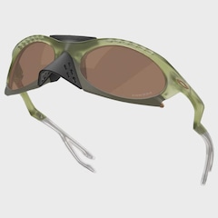 Óculos de Sol Oakley Plantaris Matte Trans Fern Prizm Tungsten Masculino - Foto 2