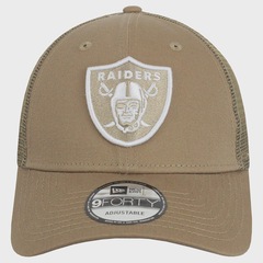 Boné New Era 9-Forty NFL Las Vegas Raiders Khaki Masculino - Foto 2