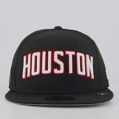 Boné Aba Curva New Era NBA Houston Rockets 950 Unissex - Foto 2