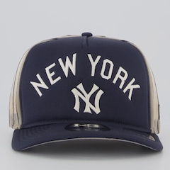 Boné Aba Curva New Era MLB New York Yankees Trucker 950 Unissex - Foto 2