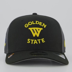 Boné Aba Curva New Era NBA Golden State Warriors 970SS Unissex - Foto 2