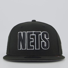 Boné Aba Reta New Era NBA Brooklyn Nets 950 Snapback Unissex - Foto 3