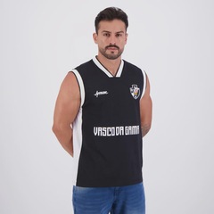 Camiseta Regata Retro Approve X Vasco Faixa Preta - Masculina - Foto 2